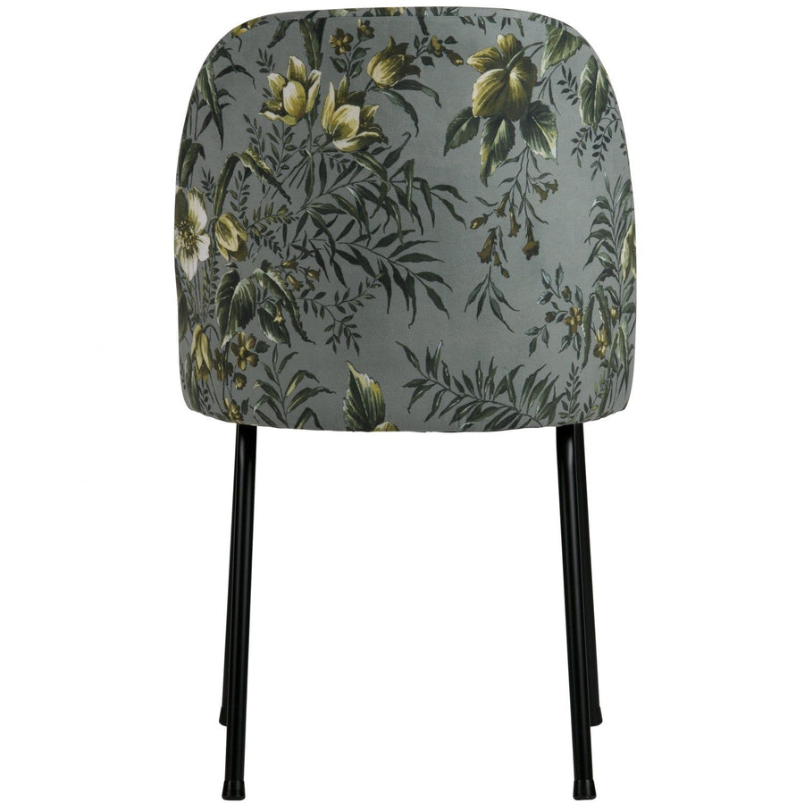 VOGUE EETKAMERSTOEL VELVET POPPY GRIJS (set of 2)