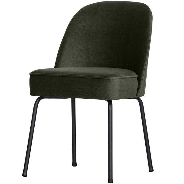 VOGUE EETKAMERSTOEL VELVET DONKERGROEN (set of 2)