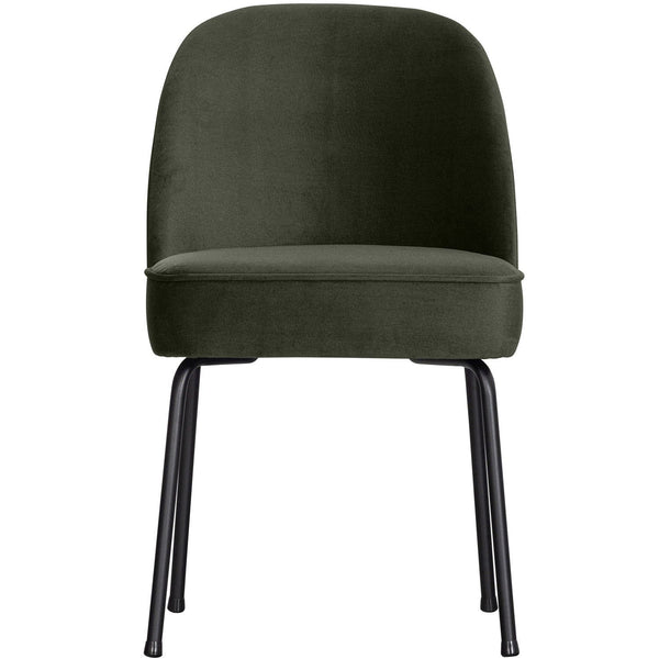 VOGUE EETKAMERSTOEL VELVET DONKERGROEN (set of 2)