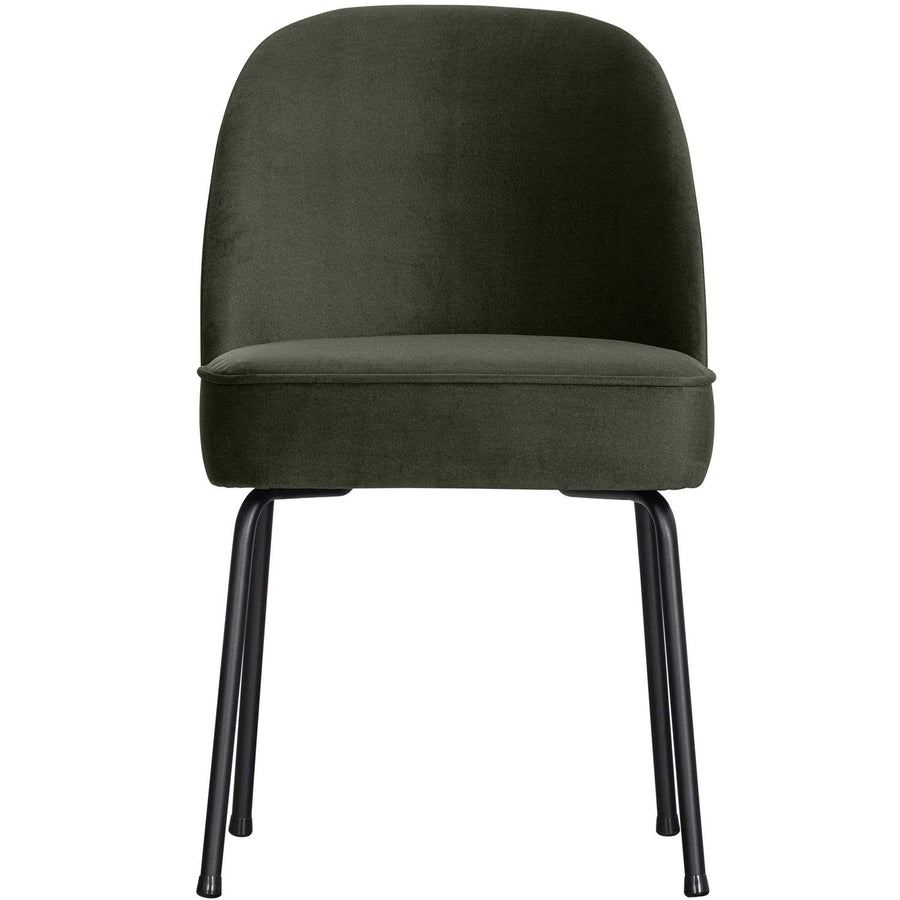 VOGUE EETKAMERSTOEL VELVET DONKERGROEN (set of 2)
