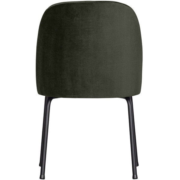 VOGUE EETKAMERSTOEL VELVET DONKERGROEN (set of 2)