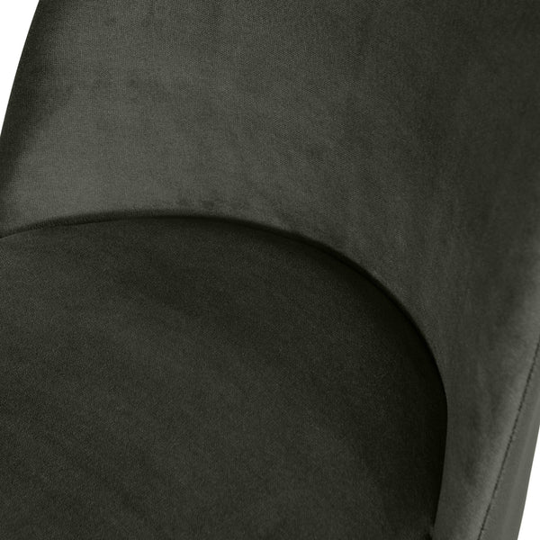 VOGUE EETKAMERSTOEL VELVET DONKERGROEN (set of 2)