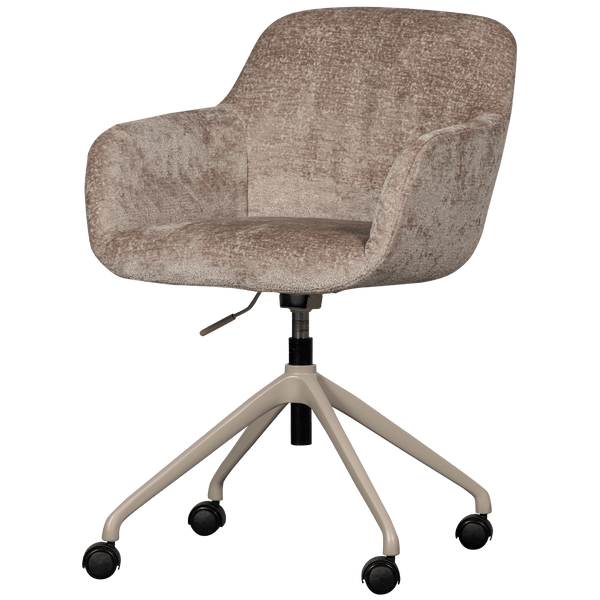 MORROS BUREAUSTOEL CHENILLE TAUPE