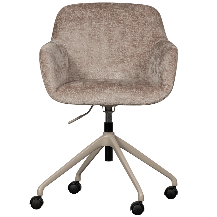 MORROS BUREAUSTOEL CHENILLE TAUPE