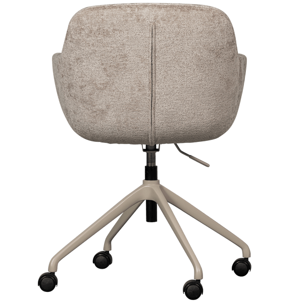 MORROS BUREAUSTOEL CHENILLE TAUPE