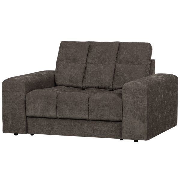 SECOND DATE LOVESEAT VELVET WARMGRIJS