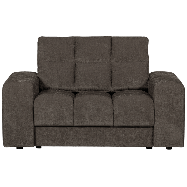 SECOND DATE LOVESEAT VELVET WARMGRIJS