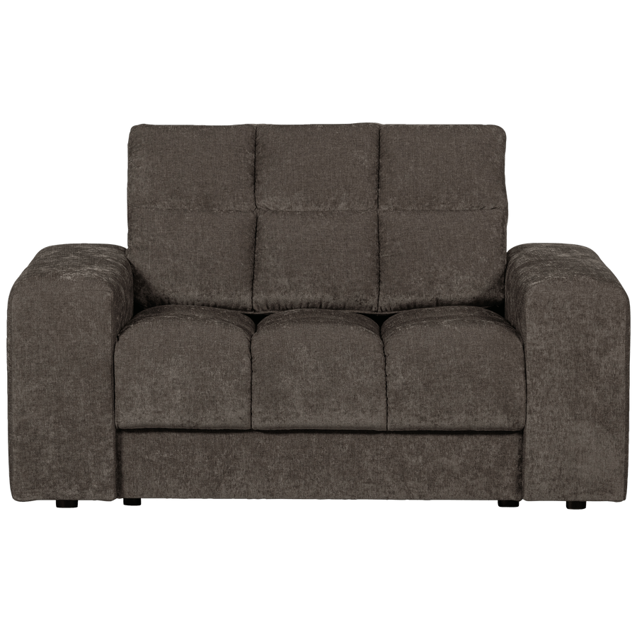 SECOND DATE LOVESEAT VELVET WARMGRIJS