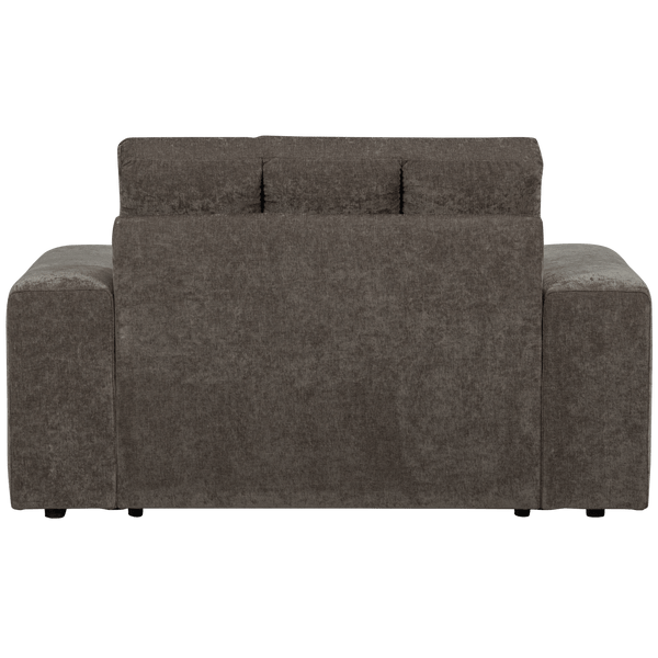SECOND DATE LOVESEAT VELVET WARMGRIJS
