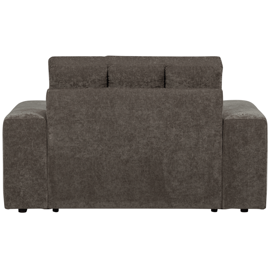 SECOND DATE LOVESEAT VELVET WARMGRIJS