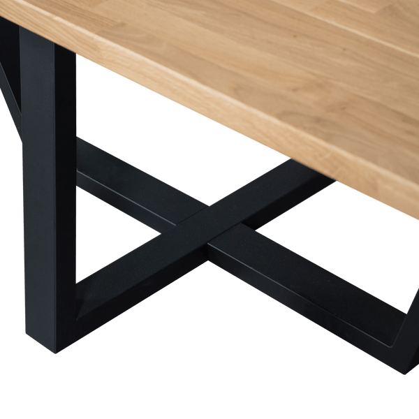 COMBI-TABLO: XL TAFELBLAD EIKEN 240X100 & DRENTHE POOT [fsc]