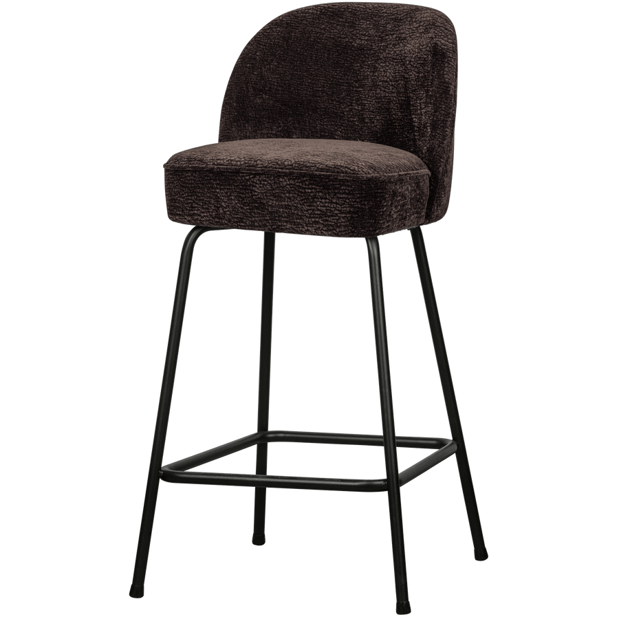 VOGUE BARSTOEL 65 CM 3D CHENILLE DONKERBRUIN