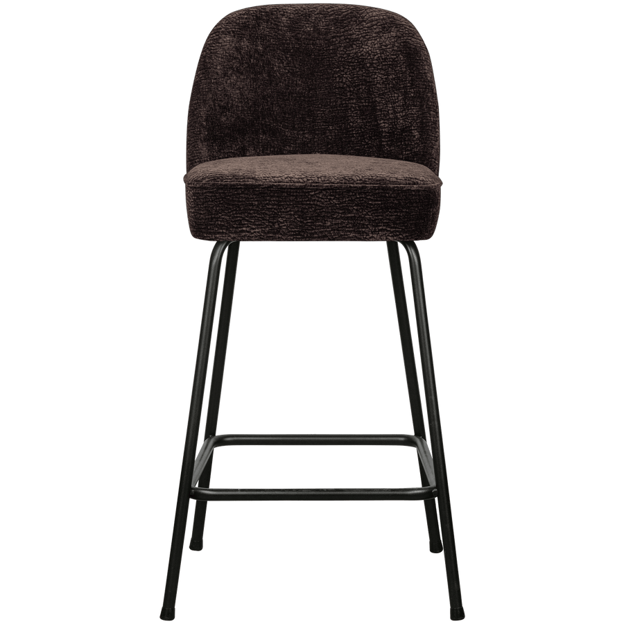 VOGUE BARSTOEL 65 CM 3D CHENILLE DONKERBRUIN