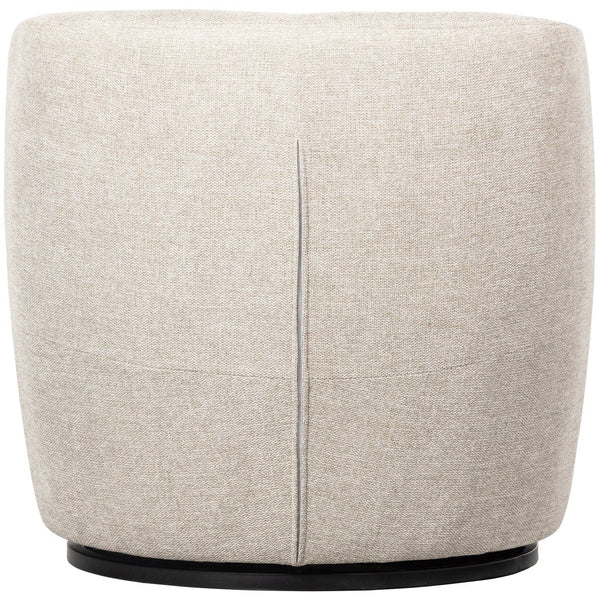 SERRA DRAAIFAUTEUIL GEWEVEN STOF OFF WHITE
