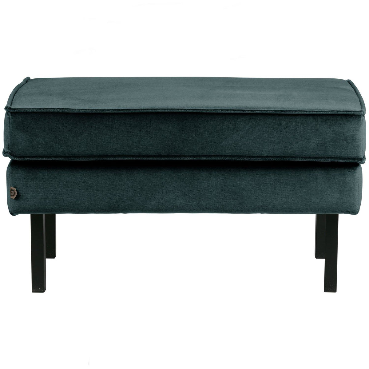 RODEO HOCKER OP POTEN VELVET GROENBLAUW