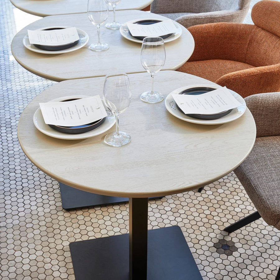 TABLO BISTRO TAFEL EINDSTUK VL 80X74CM DAKARGRAU [fsc]