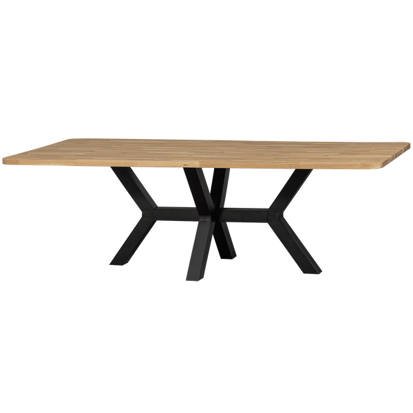 COMBI-TABLO: XL TAFELBLAD EIKEN 240X100 & ZEELAND POOT [fsc]