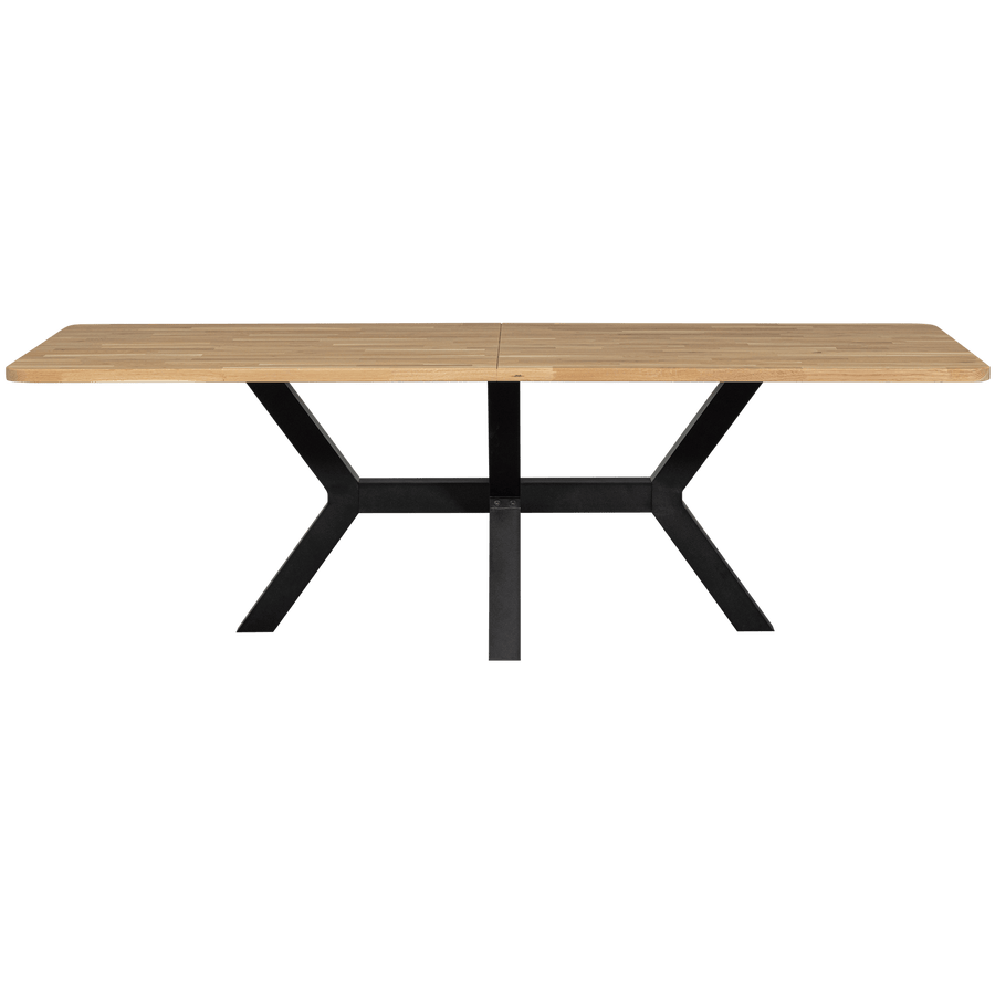 COMBI-TABLO: XL TAFELBLAD EIKEN 240X100 & ZEELAND POOT [fsc]