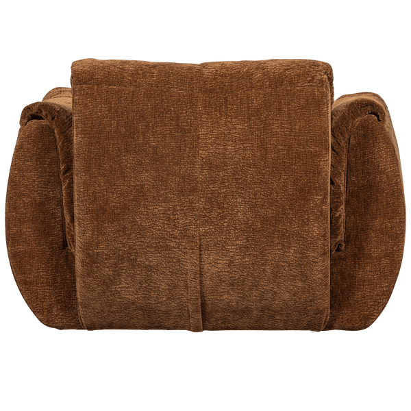 BAGGY DRAAIFAUTEUIL 3D CHENILLE MIDDENBRUIN