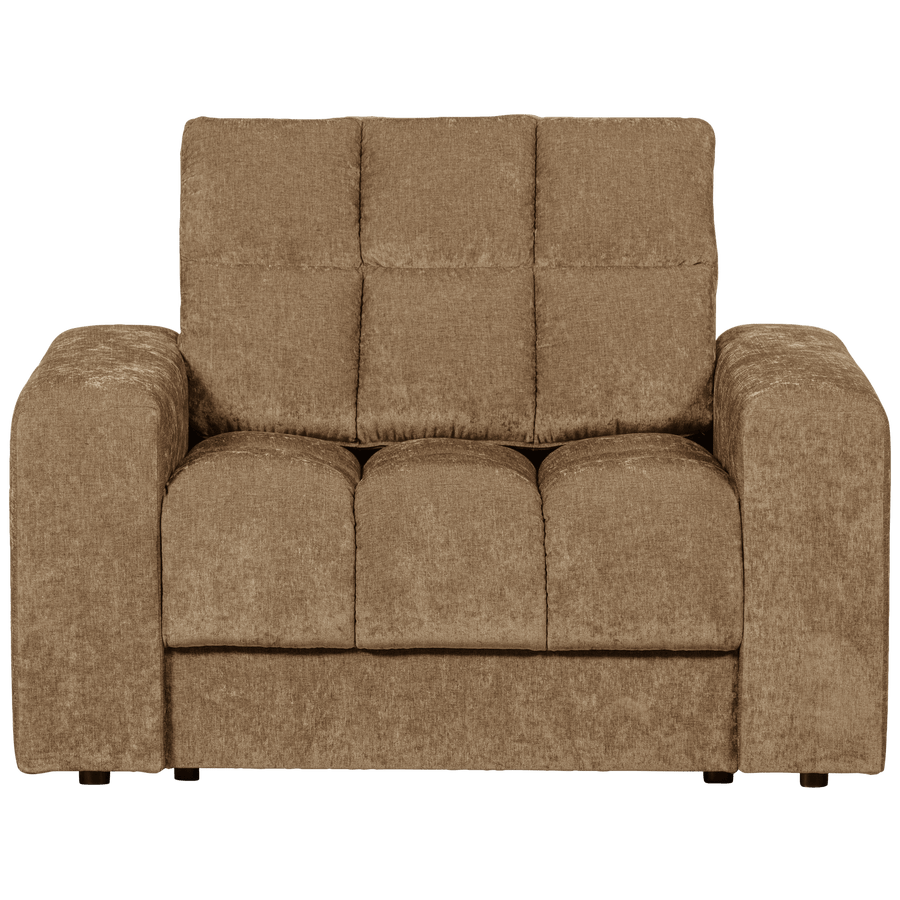 SECOND DATE FAUTEUIL VELVET ZAND