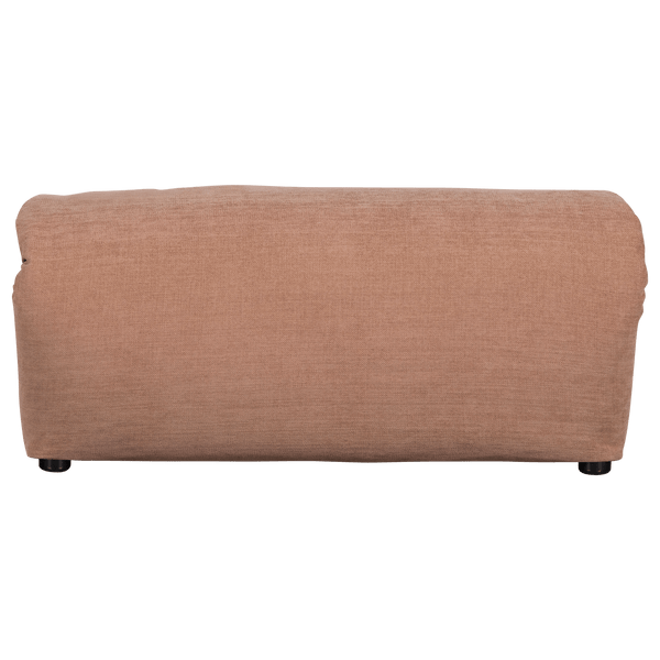 BAGGY HOCKER GEWEVEN CHENILLE OUD ROZE