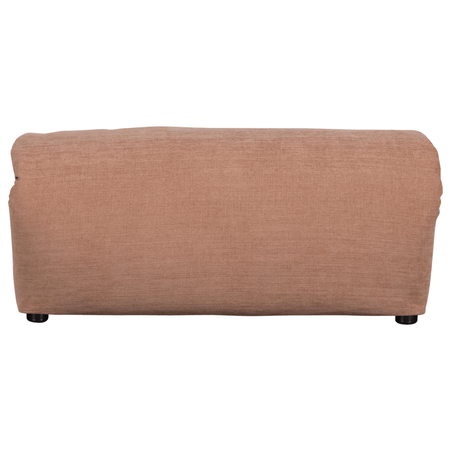 BAGGY HOCKER GEWEVEN CHENILLE OUD ROZE