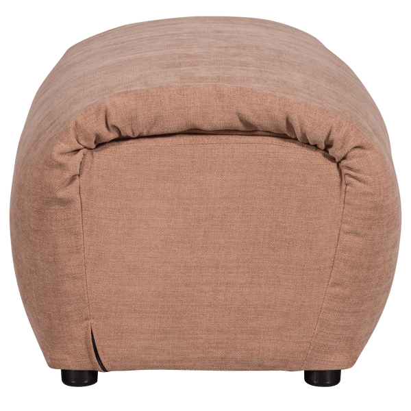 BAGGY HOCKER GEWEVEN CHENILLE OUD ROZE