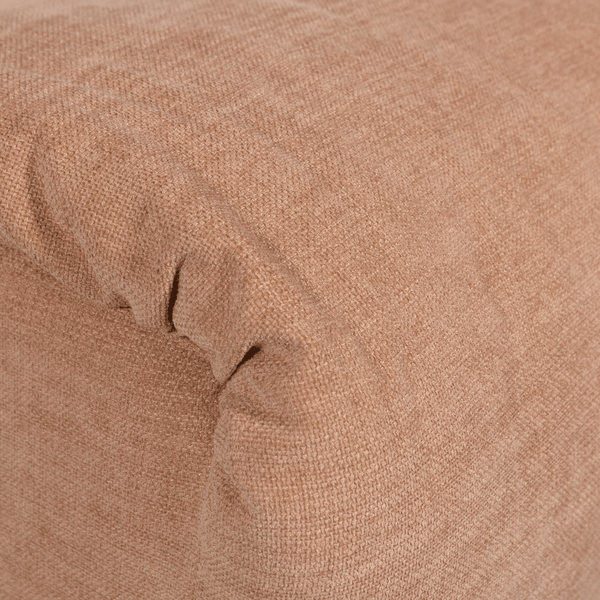 BAGGY HOCKER GEWEVEN CHENILLE OUD ROZE