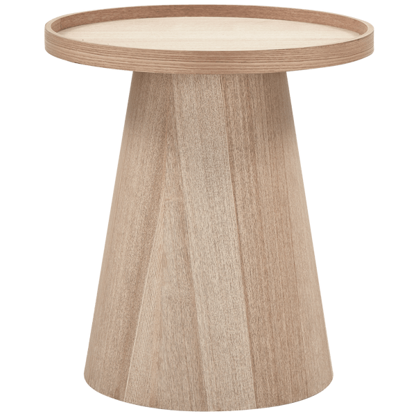 MAUD BIJZETTAFEL CONISCH MDF NATUREL 50XO45 CM