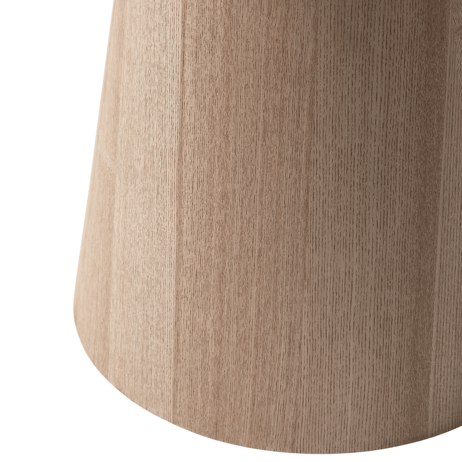 MAUD BIJZETTAFEL CONISCH MDF NATUREL 50XO45 CM