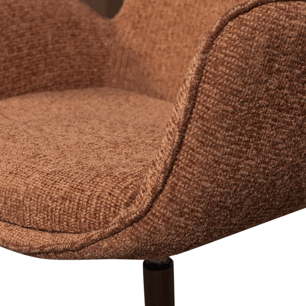 MARTEN IN HOOGTE VERSTELBARE FAUTEUIL ORANJE