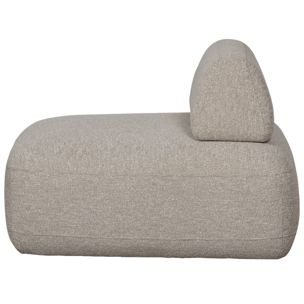 STERCK FAUTEUIL MET VERPLAATSBARE RUGLEUNING BOUCLE NATUREL