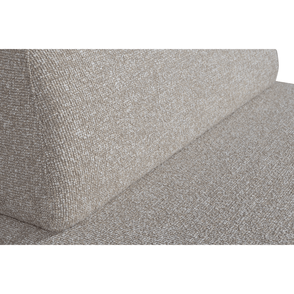 STERCK FAUTEUIL MET VERPLAATSBARE RUGLEUNING BOUCLE NATUREL