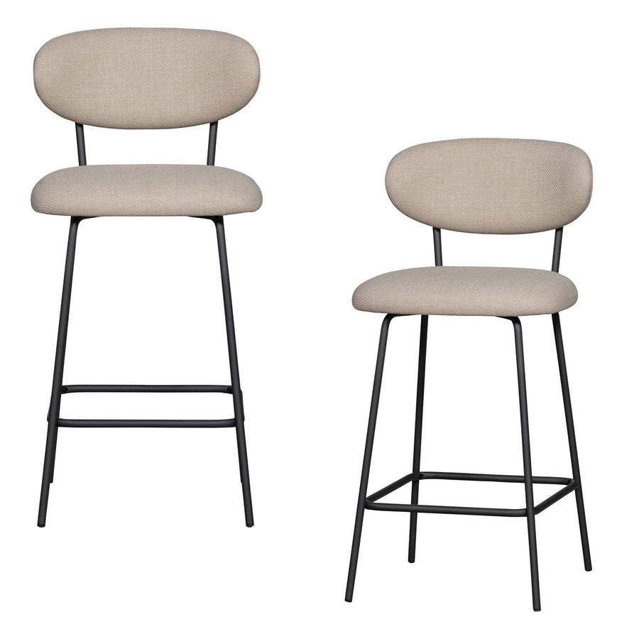 KJELD BARSTOEL NATUREL (set of 2)