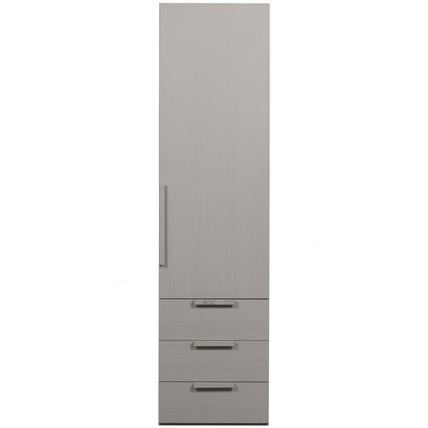 RENS 1-DEURS LEGKAST GREEP LANG NOTEN/PEBBLE GREY [fsc]