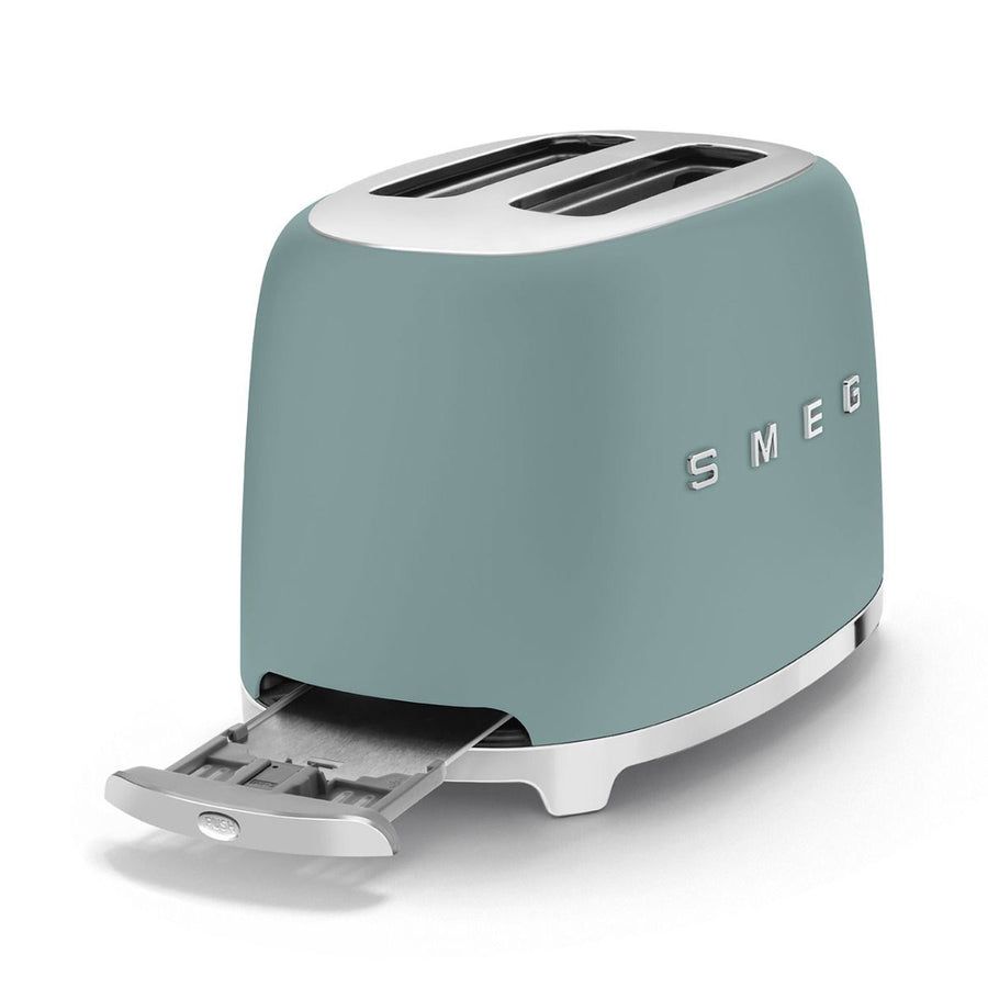 Broodroosters Emerald Green Jaren 50 Toaster 2x2