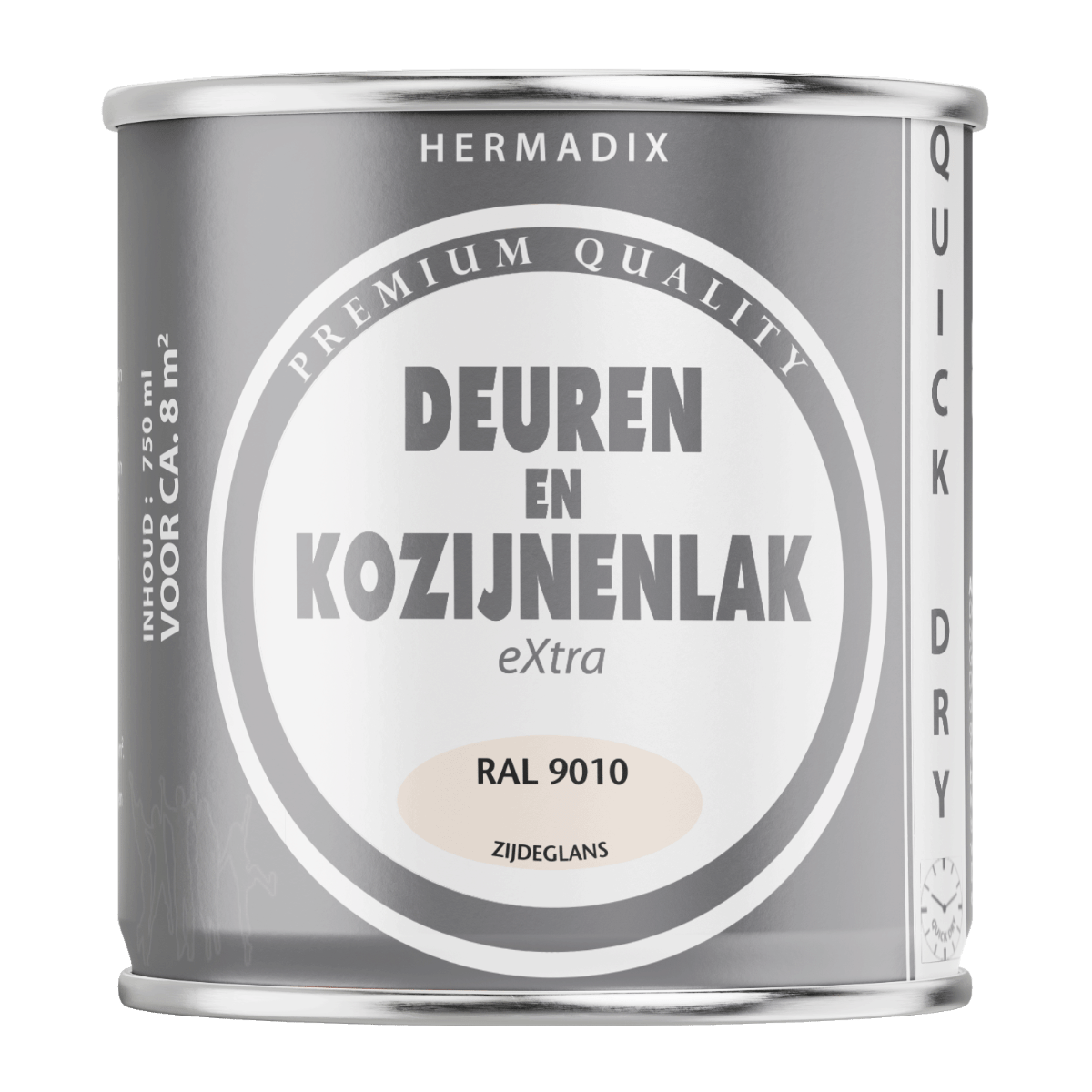Hermadix deur en kozijnenlak ral9010 750 zijdeglans