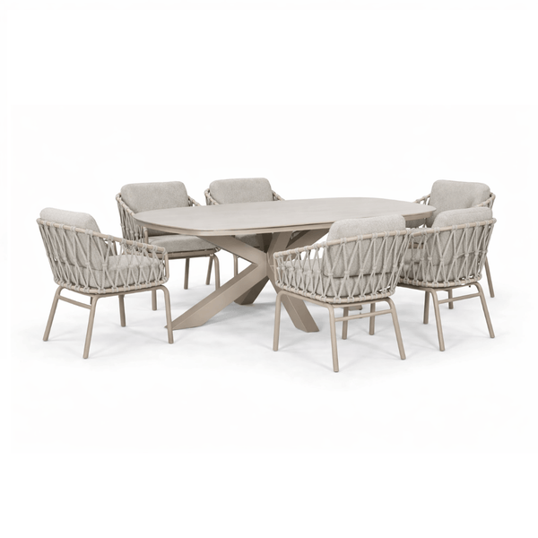 Diningset Ventana/Belluno 220 cm