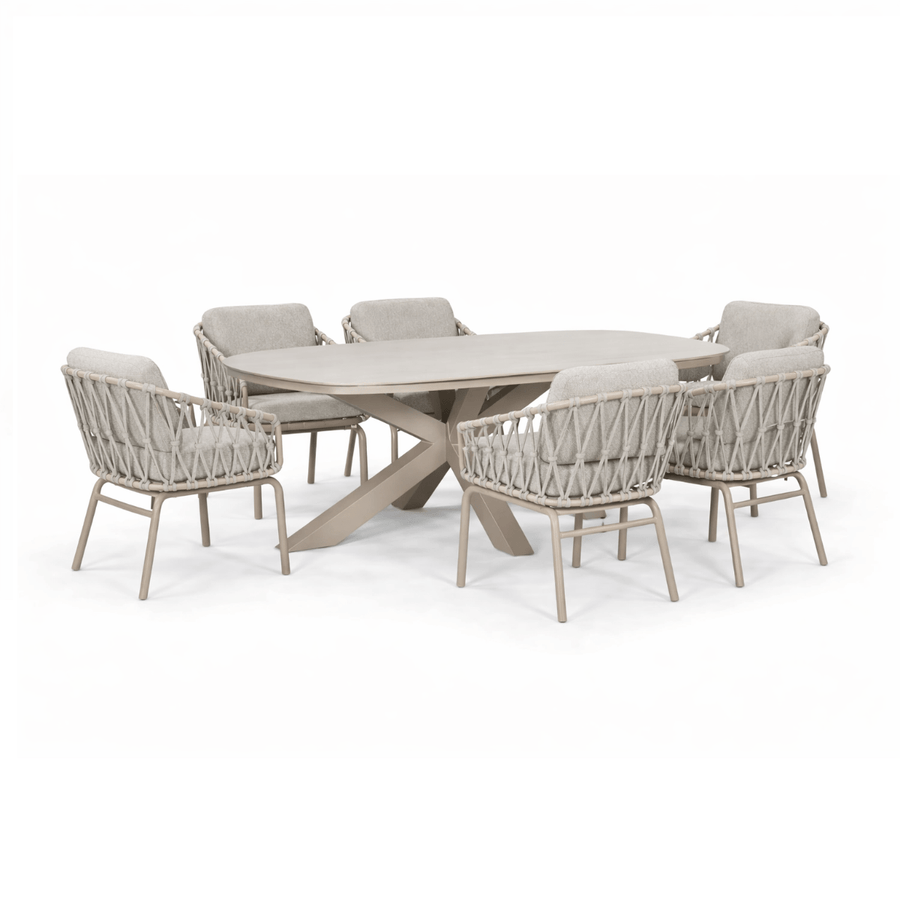 Diningset Ventana/Belluno 220 cm