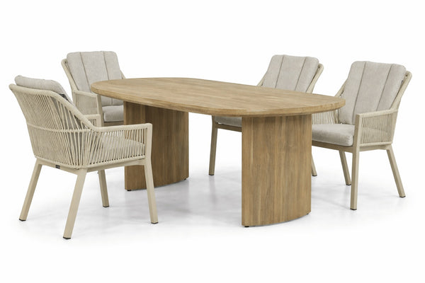Diningset Verona/ Falcon 180 cm