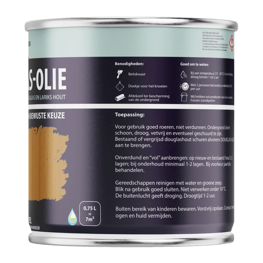 Hermadix douglas olie naturel 750 ml