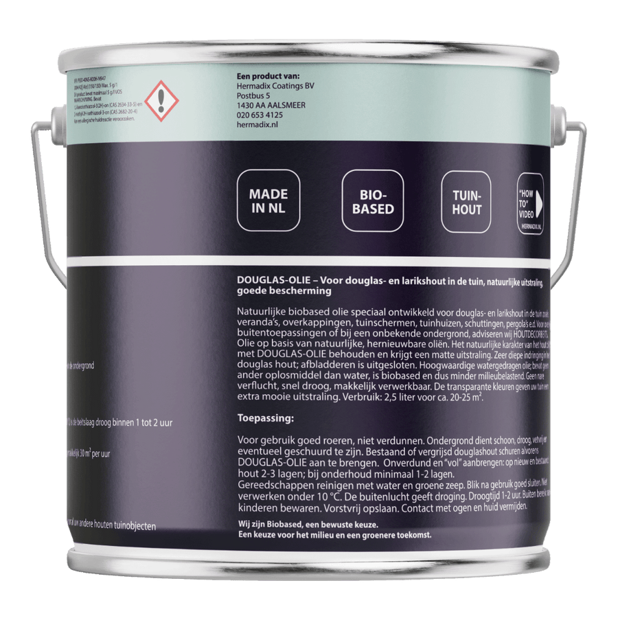 Hermadix douglas olie smoke white 2500ml