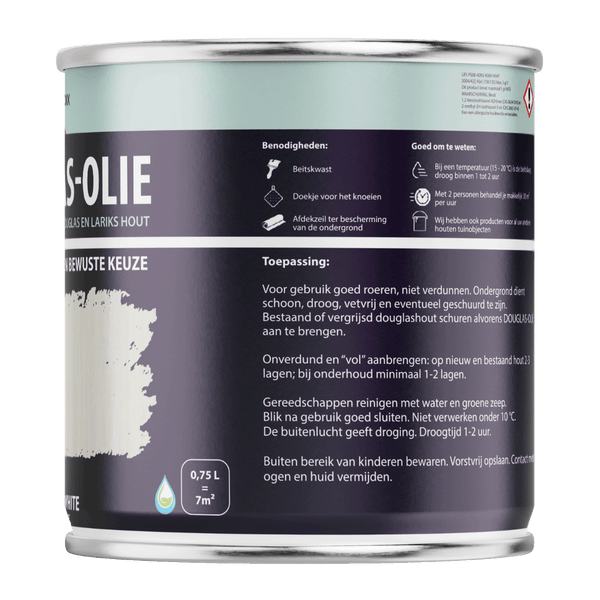 Hermadix douglas olie smoke white 750 ml