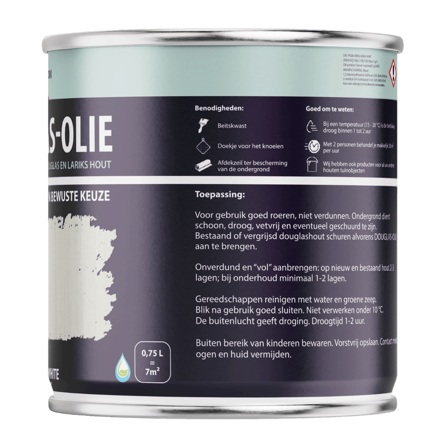 Hermadix douglas olie smoke white 750 ml
