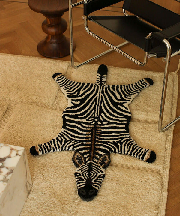 Stripey Zebra Rug Small