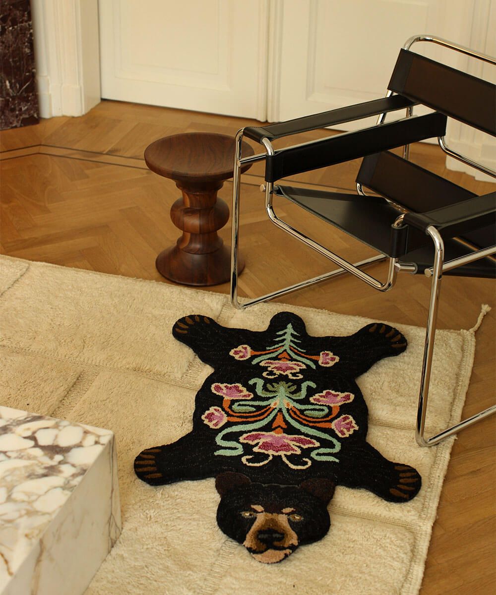 Blooming Bear Rug Small