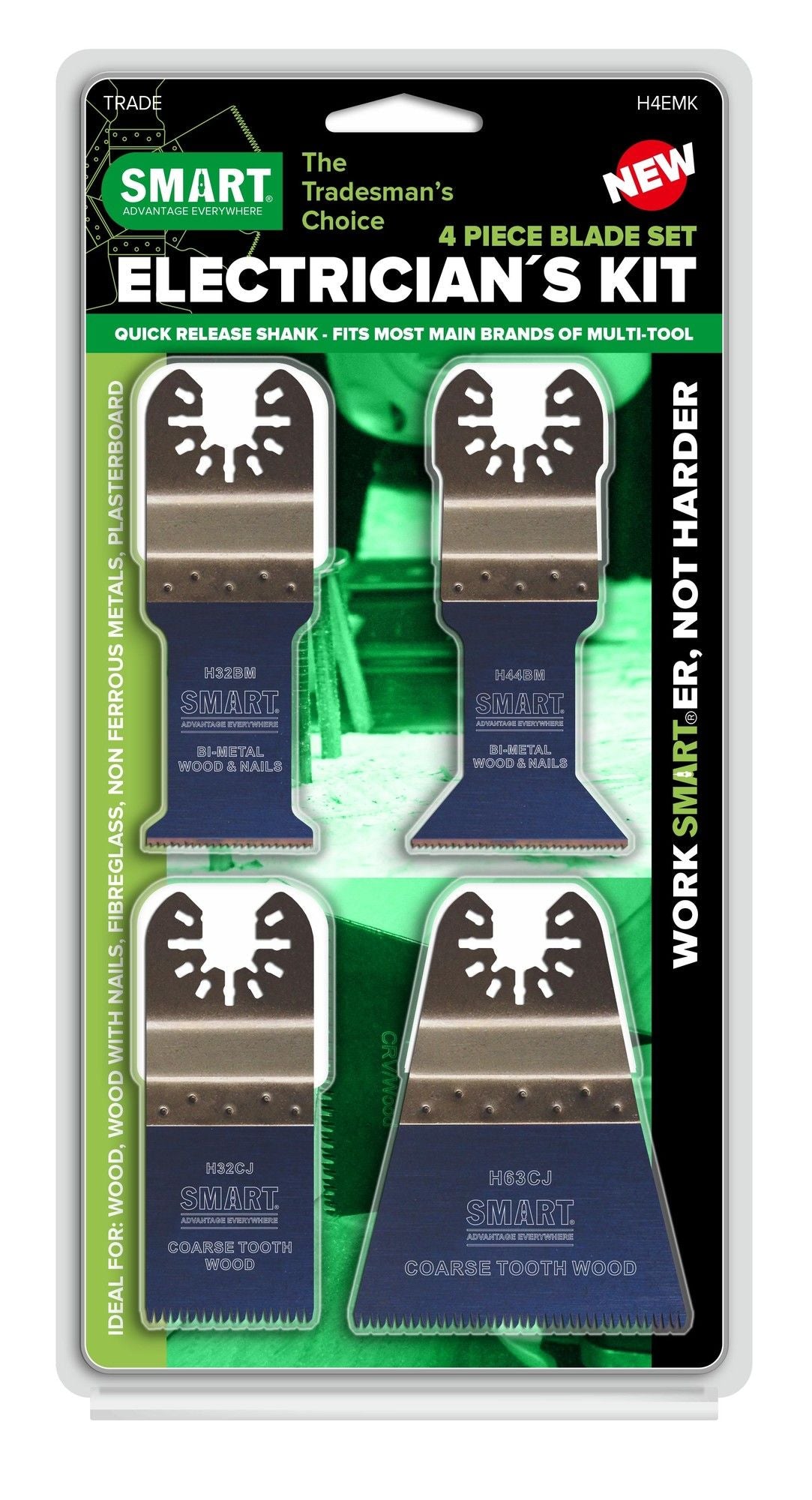 UN TRA 4st Blad assorti elektricien
