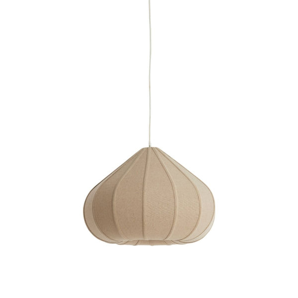 Hanglamp O40x28,5 cm ZUBEDA linnen naturel