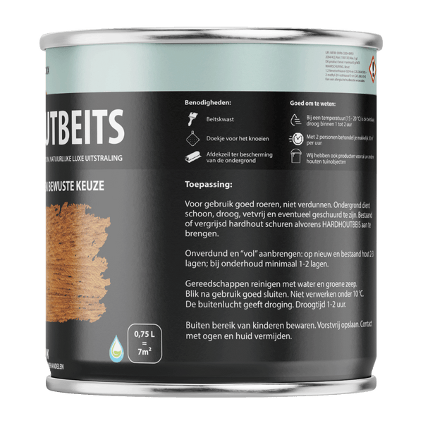 Hermadix hardhoutbeits 461 750ml blank