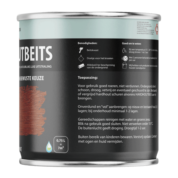 Hermadix hardhoutbeits 467 750ml mahonie